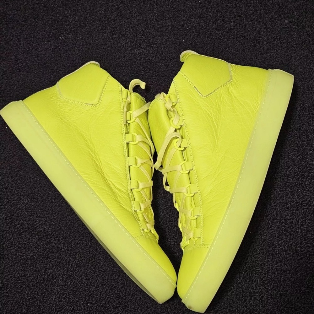 Balenciaga Arena Men Sz US 11 (EU 44)Volt Leather High Ace B22 B23 Portofino